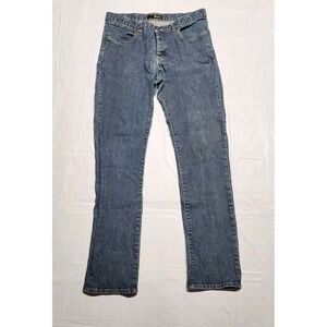 KREW KR3W K Slims Jeans Mens 34x31 Blue Mi Wash Skater Y2K Denim